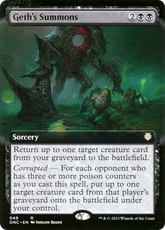 Invocações de Geth / Geth's Summons - Magic: The Gathering - MoxLand